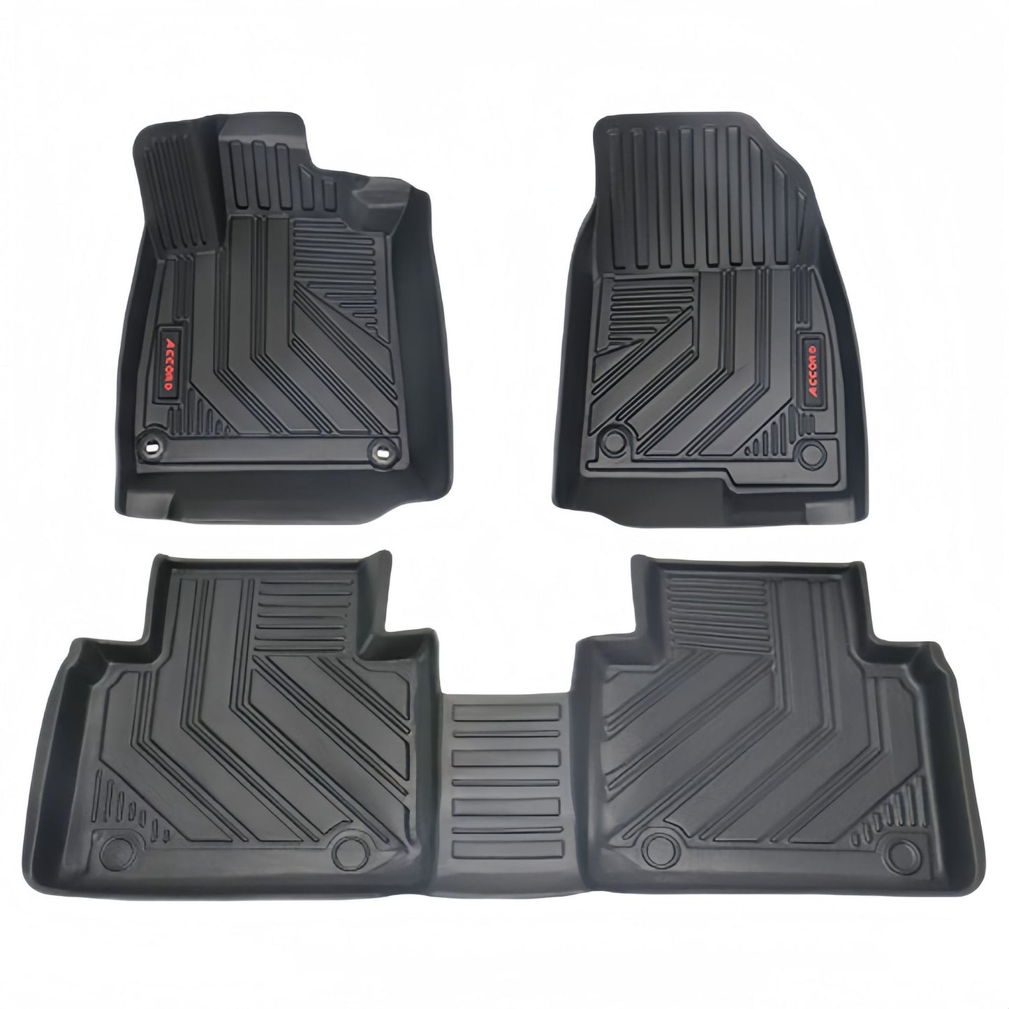 For 2018-2022 Honda Accord 10th LHD 3D TPE Car Floor Mat/Rear Trunk Mat