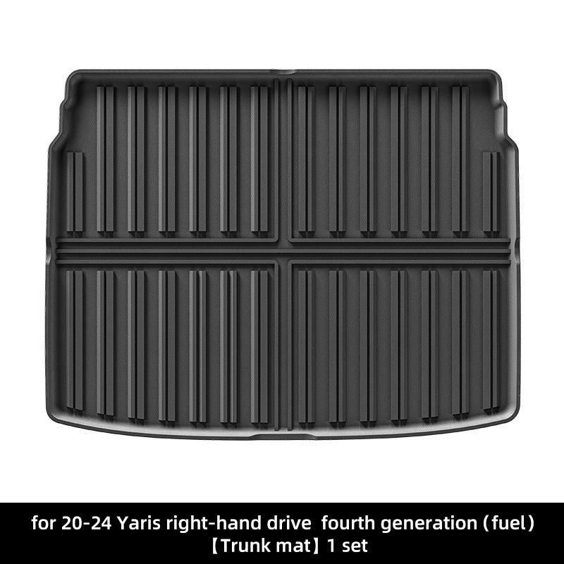 For 2020-2024 Toyota YARIS Cross LHD/RHD TPE Car Floor Mat/Rear Trunk Mat