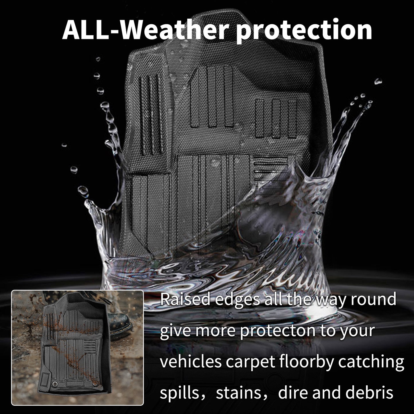 For 2022-2023 Hyundai Tucson NX4 RHD TPE Waterproof 3D Car Floor Mat Minimum order 30 sets