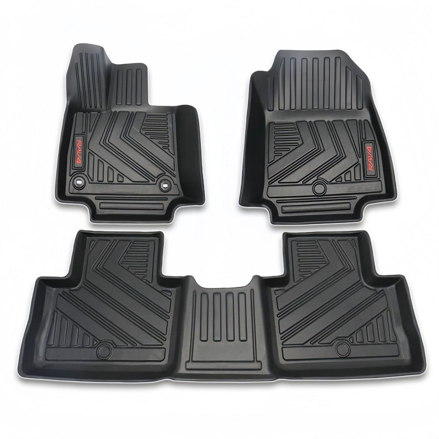 For 2020 Toyota RAV4 Fuel/Hybrid LHD TPE Car Floor Mat/Rear Trunk Mat
