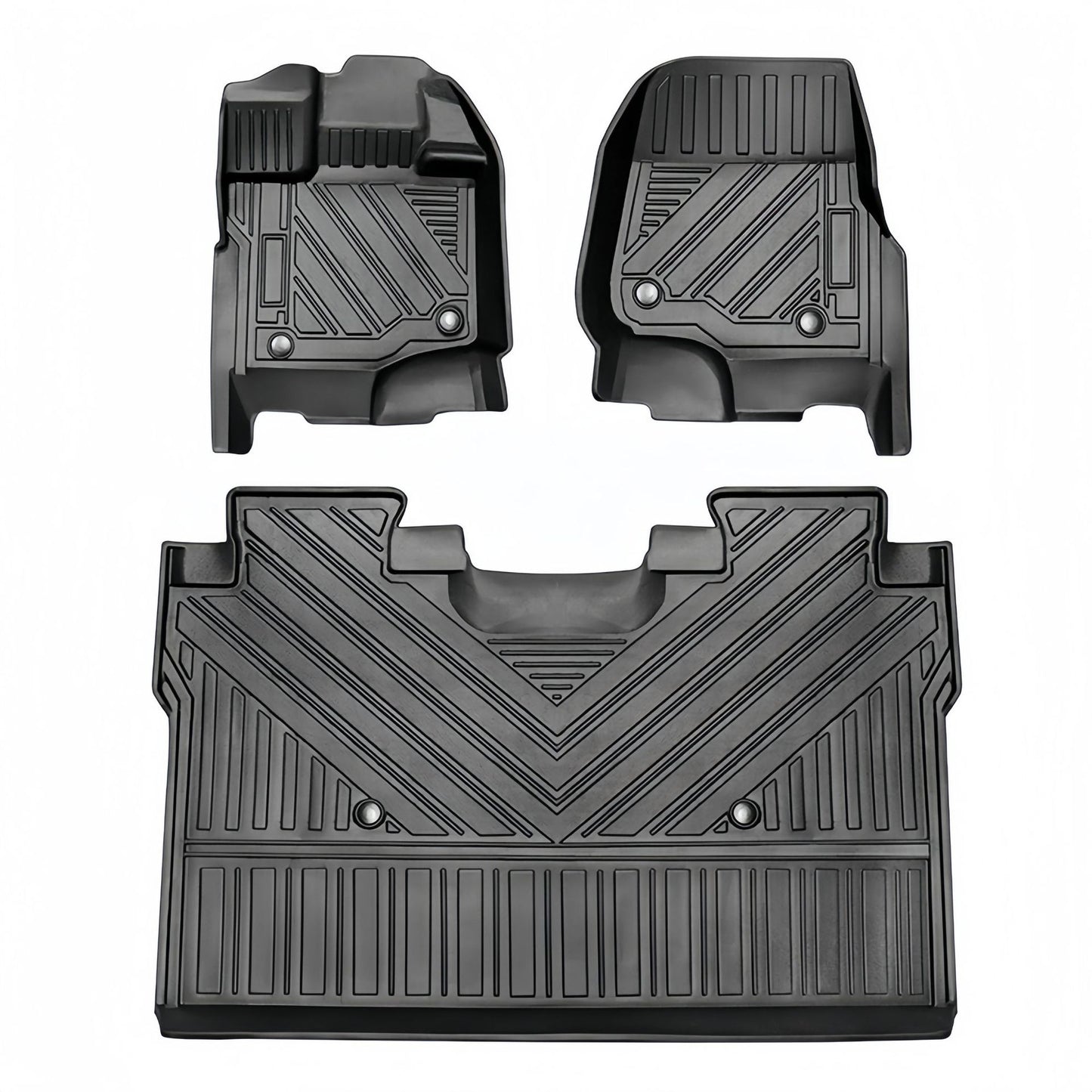 For 2015-2022 FORD F-150 TPE Car Floor Mat/F150 Rear Bucket Mat