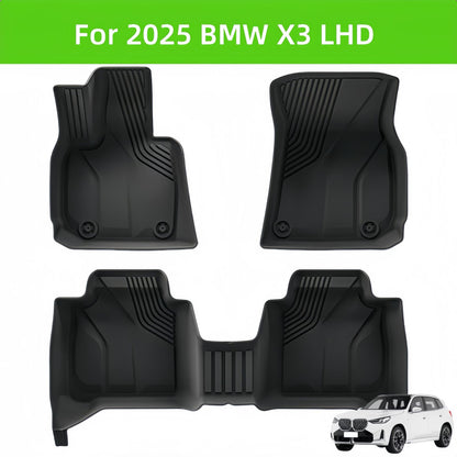 BWM X3 LHD 2025 TPE Car Floor Mat/Rear Trunk Mat