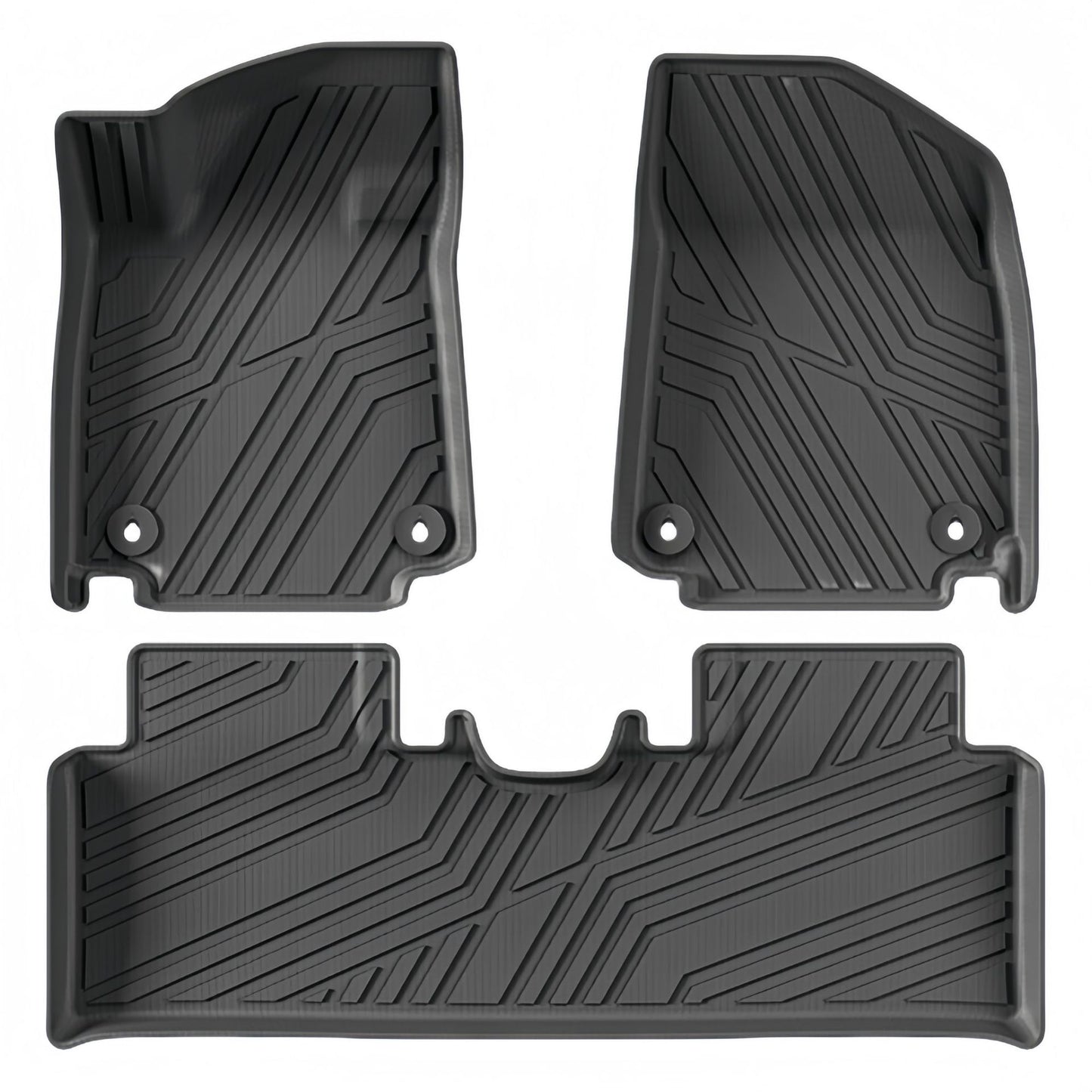 For 2023- 2025 Hyundai IONIQ 6 3D Carpet TPE Car Floor Mat/Rear Trunk Mat