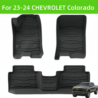 Chevrolet Colorado 2023-2024 TPE Car Floor Mat/Rear Trunk Mat