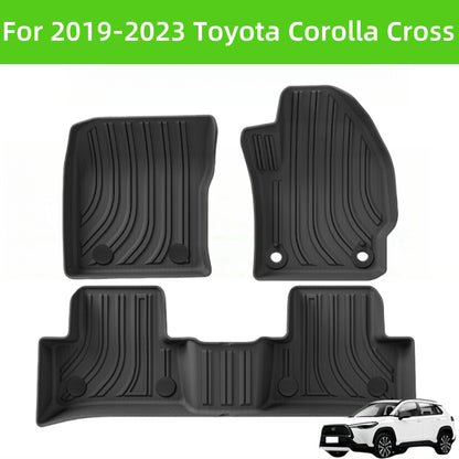 For 2019-2023 Toyota Corolla Cross Waterproof Custom TPE car floor mats