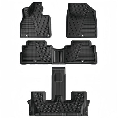 For 2020-2024 KIA Telluride TPE 3D Car Floor Mat/Rear Trunk Mat
