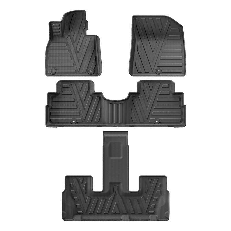 For 2020-2024 Hyundai Palisade 3DCarpet TPE Car Floor Mat/Rear Trunk Mat