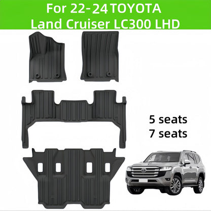 For 2022 Toyota Land Cruiser LC300 TPE Car Floor Mat/Rear Trunk Mat