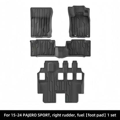 Mitsubishi PAJERO SPORT RHD 2015-2024 TPE Car Floor Mat/Rear Trunk Mat