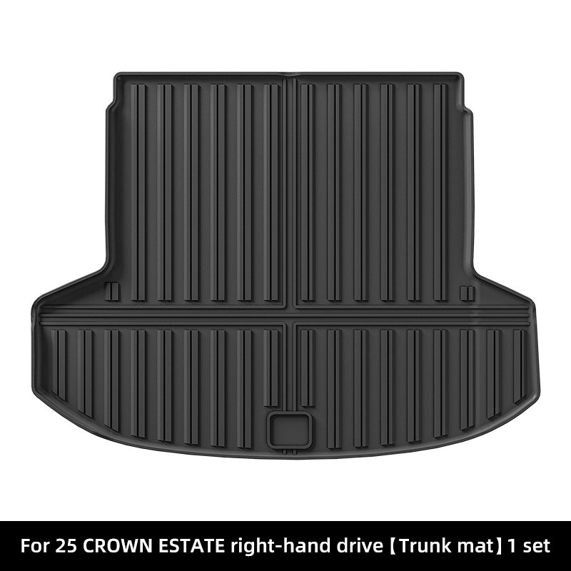 For 2025 Toyota CROWN ESTATE RHD TPE Car Floor Mat/Rear Trunk Mat