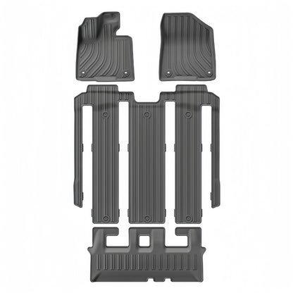 For 2021-2024 Toyota Sienna Platinum Hybrid TPE Car Floor Mat/Trunk Mat