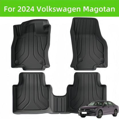 For 2004 Volkswage Magotan TPE Car Floor Mat/Rear Trunk Mat