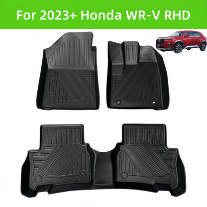 For 2023 Honda WR-V RHD 3D TPE Car Floor Mat/WRV（Japan） Car Mat