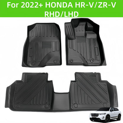 For 2022 Honda HR-V/ZR-V RHD/LHD TPE Car Floor Mat/HRV ZRV Car Mat