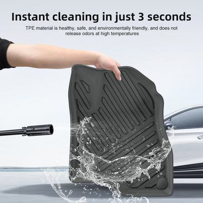 For 2024 Aion ES RHD Carpet TPE Car Floor Mat/Rear Trunk Mat