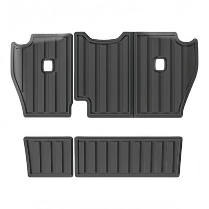 For 2018- 2024 Jeep Wrangler LHD TPE Car Floor Mat/Rear Trunk Mat