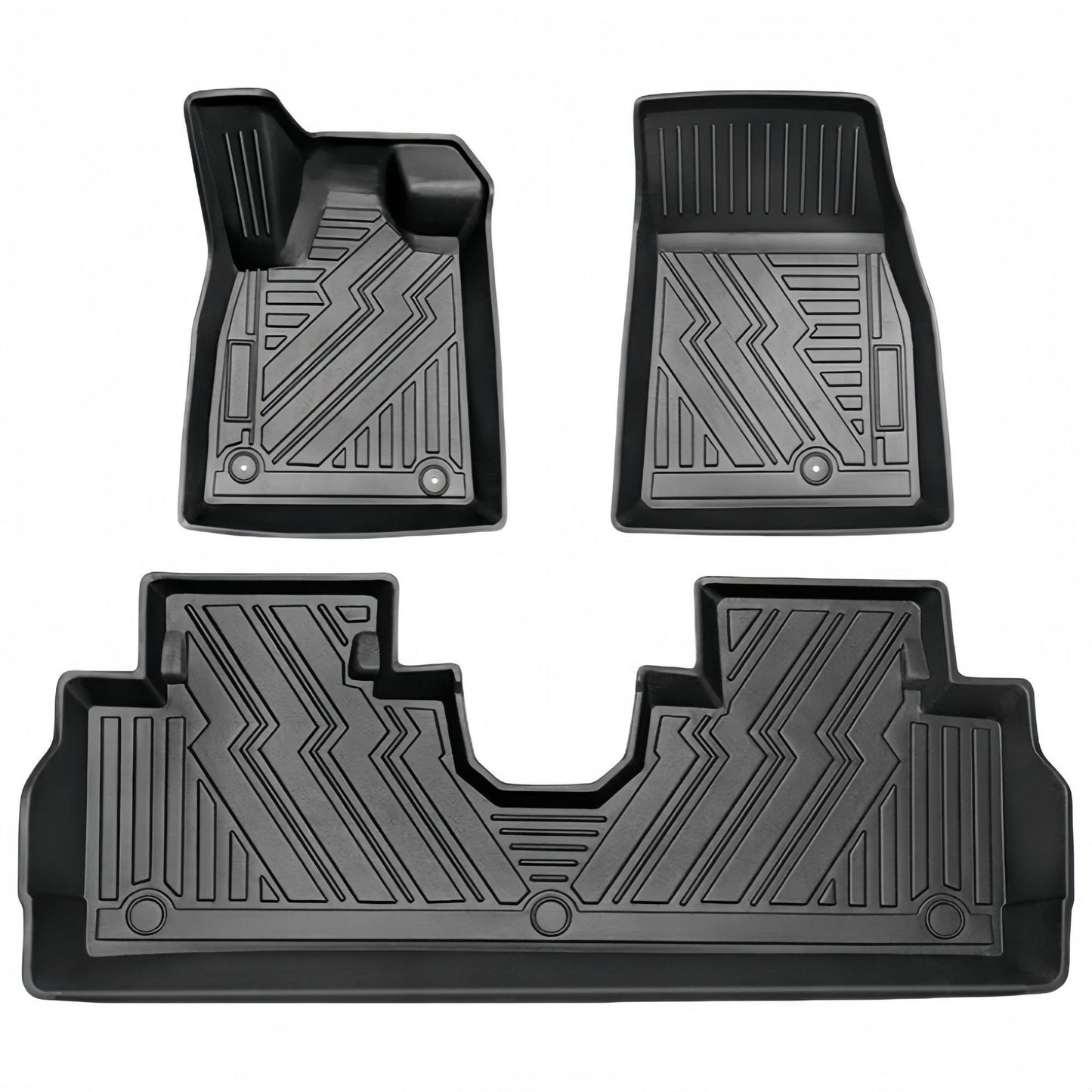 For 2021 Ford Mustang Mach-E TPE Car Floor Mat/Rear Trunk Mat