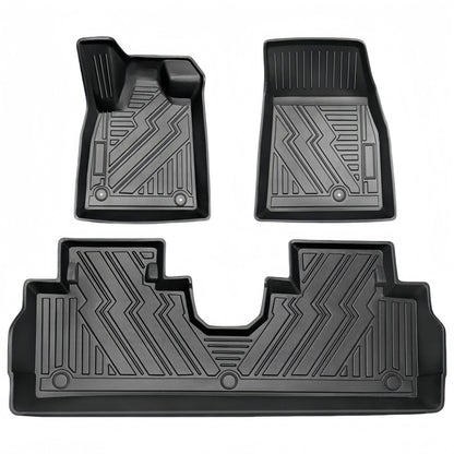 For 2021 Ford Mustang Mach-E TPE Car Floor Mat/Rear Trunk Mat