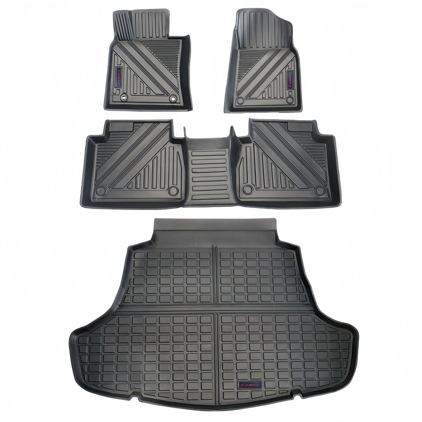 For 2018- 2023 Toyota Camry XV70 8th LHD TPE Car Floor Mat/Rear Trunk Mat
