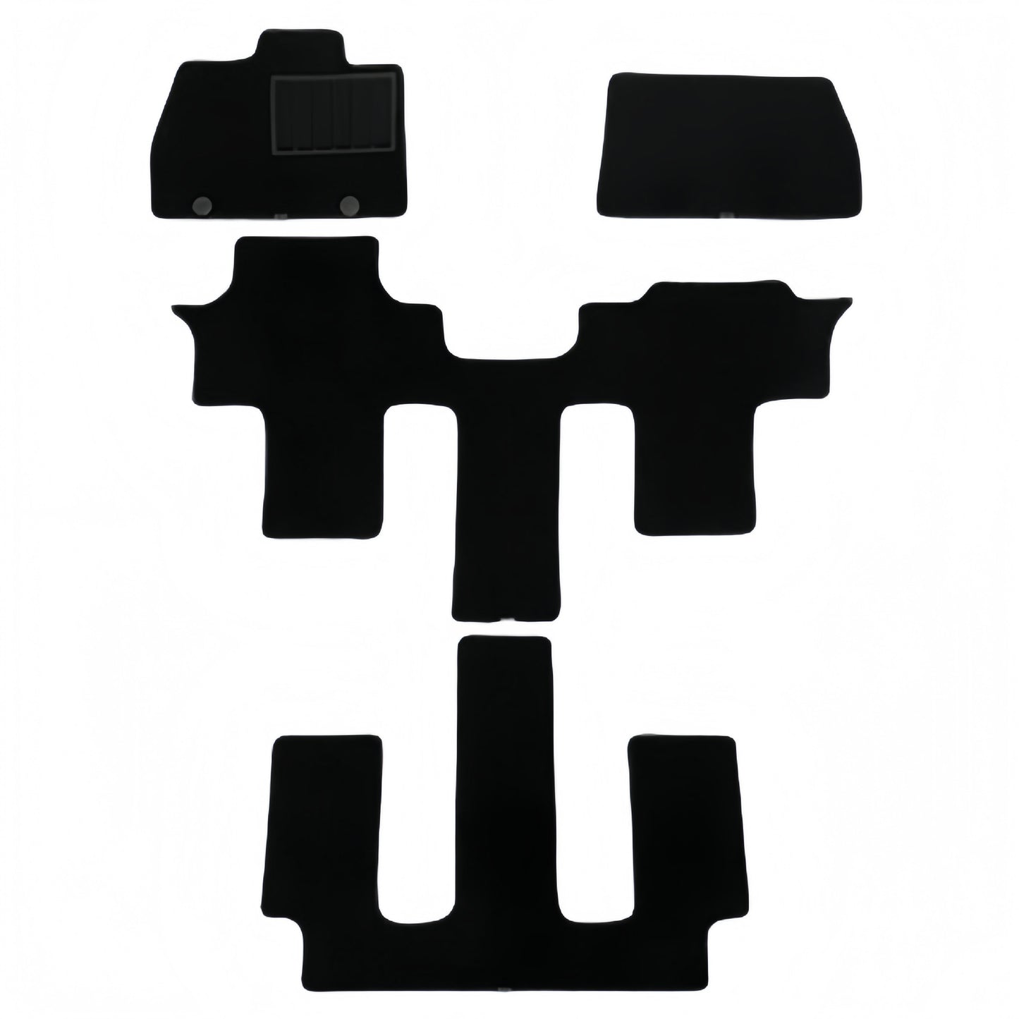 For 2025 BYD Xia/Summer LHD TPE Car Floor Mat/Rear Trunk Mat