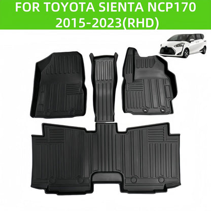 Toyota SIENTA NCP170 RHD 2015-2023 TPE Car Floor Mats