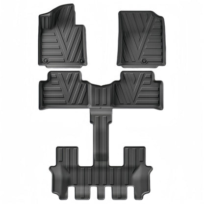 For 2021-2024 KIA Sorento 3D Carpet TPE Car Floor Mat/Rear Trunk Mat