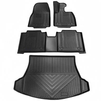 For 2023 Lexus RZ RHD 3D TPE Car Floor Mat/Rear Trunk Mat