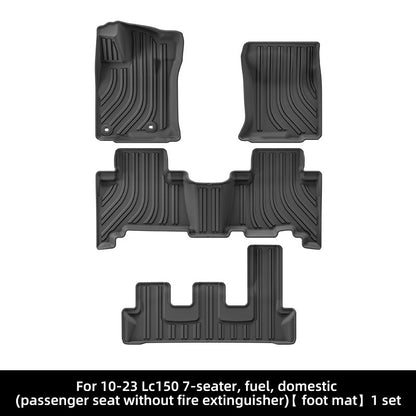 For 2010- 2023 Toyota Land Cruiser Prado LC150 TPE Car Floor Mat/Trunk Mat