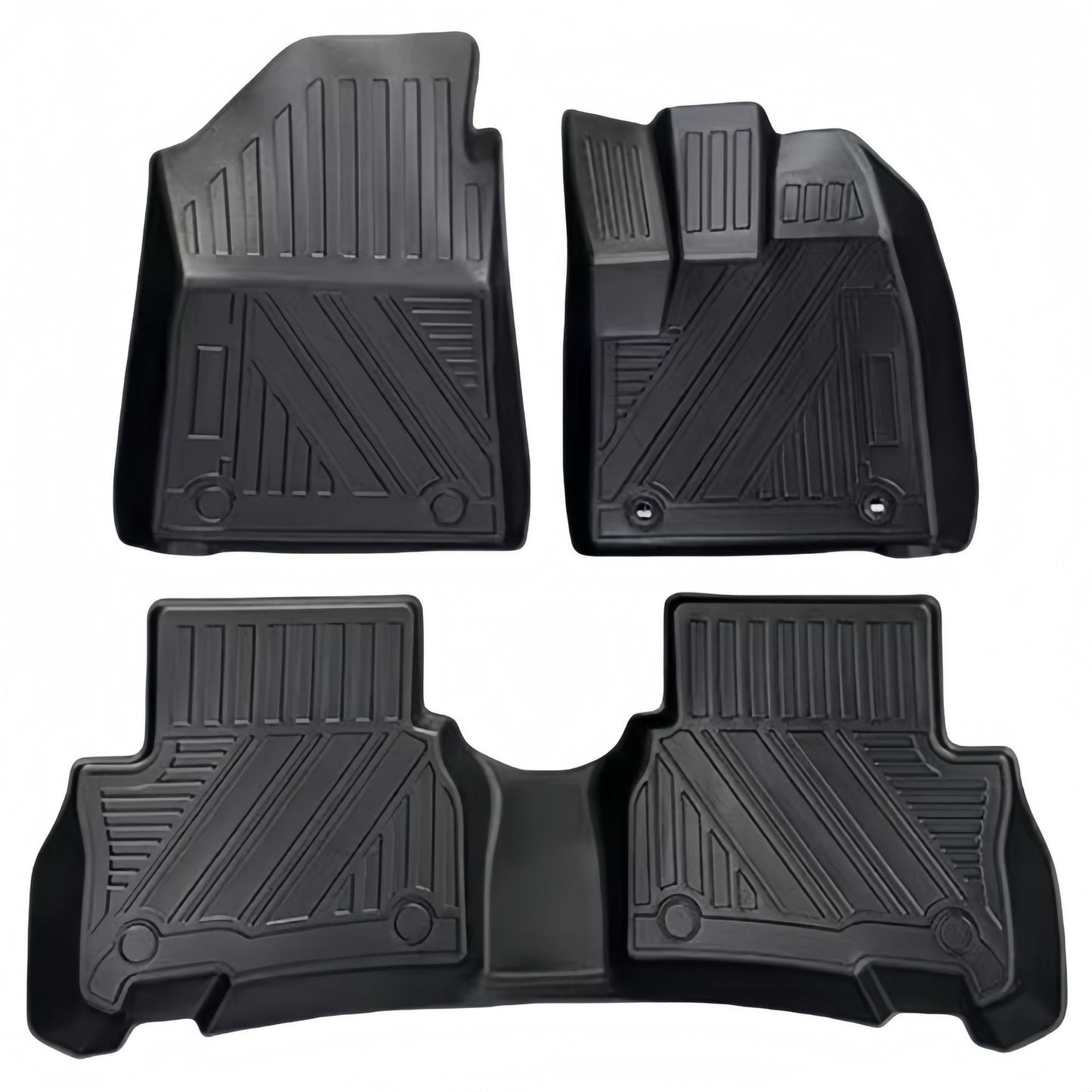 For 2023 Honda BR-V RHD TPE Car Floor Mat BRV Car Durable Carpet