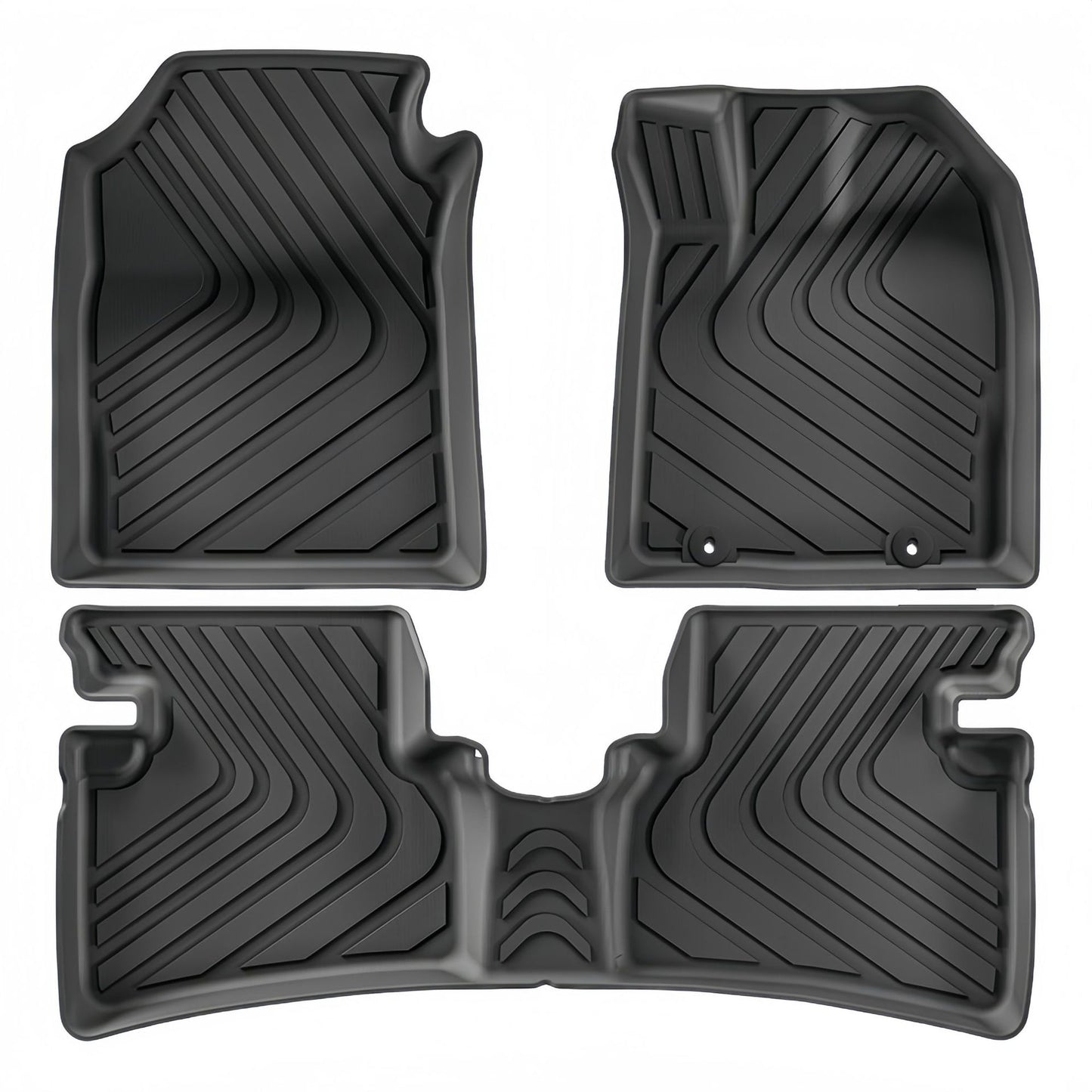 For 2022-2024 Honda WR-V RHD 3D Carpet TPE Car Floor Mat/Rear Trunk Mat