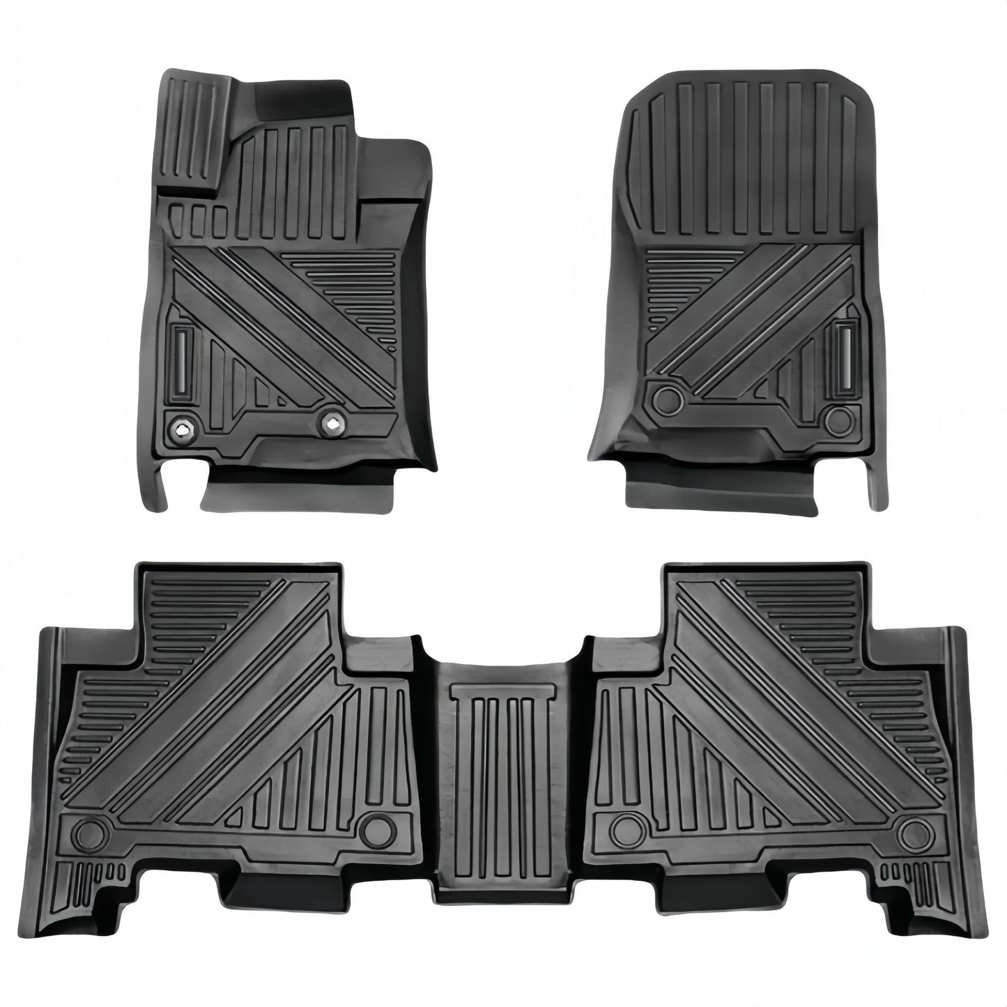 For 2013-2024 Toyota 4Runner LHD Carpet TPE Car Floor Mat/Rear Trunk Mat Custom Fit for Floor Mats