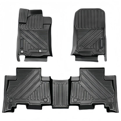 For 2013-2024 Toyota 4Runner LHD Carpet TPE Car Floor Mat/Rear Trunk Mat Custom Fit for Floor Mats