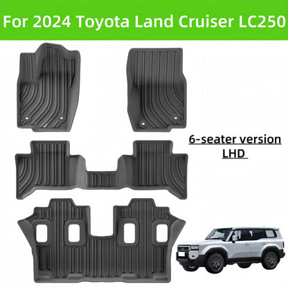 For 2024 Toyota  Land Cruiser LC250 TPE Car Floor Mat/Rear Trunk Mat