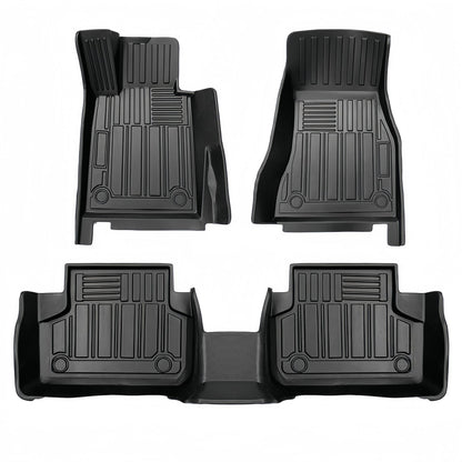 BMW 5 Series LHD 2017-2023 TPE Car Floor Mat/Rear Trunk Mat