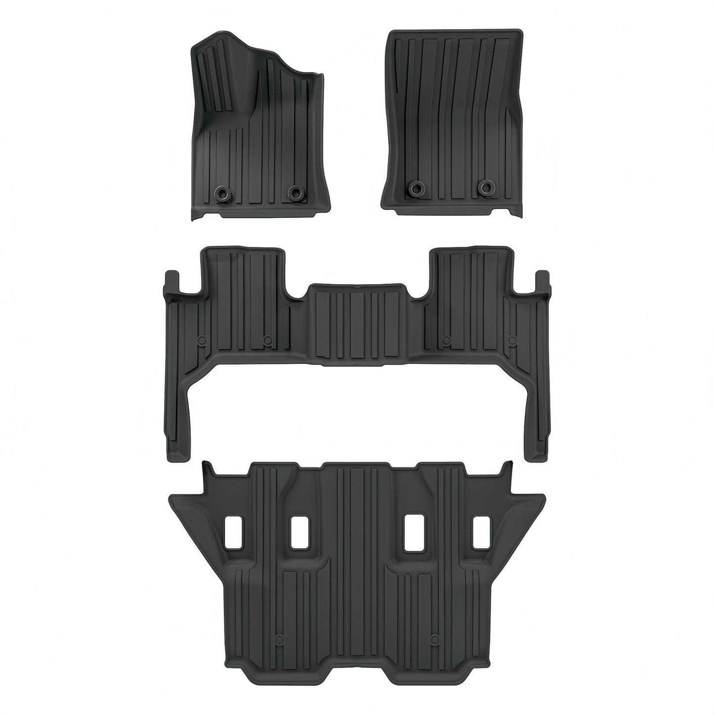 For 2022 Toyota Land Cruiser LC300 TPE Car Floor Mat/Rear Trunk Mat