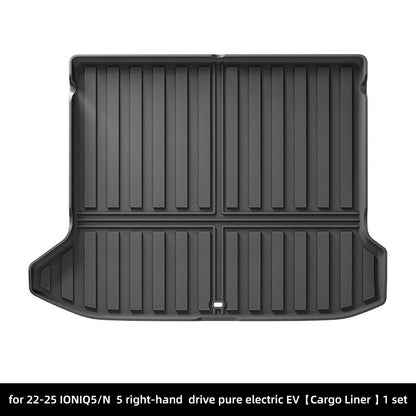 For 2022- 2025 Hyundai IONIQ 5 N RHD EV TPE Car Floor Mat/Rear Trunk Mat