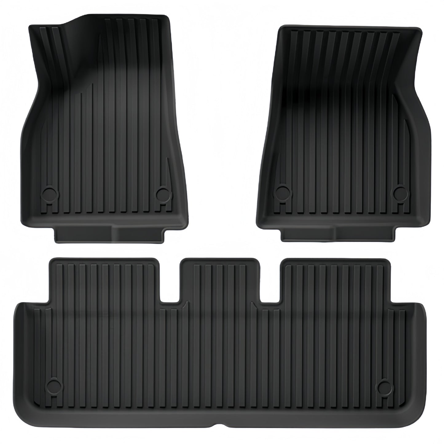 For 2022- 2024 Tesla  MODEL S LHD TPE Car Floor Mat/Rear Trunk Mat