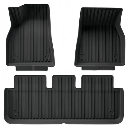 For 2022- 2024 Tesla  MODEL S LHD TPE Car Floor Mat/Rear Trunk Mat