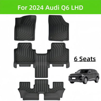 Audi Q6 LHD 2024 Car Floor Mat/Rear Trunk Mat TPE