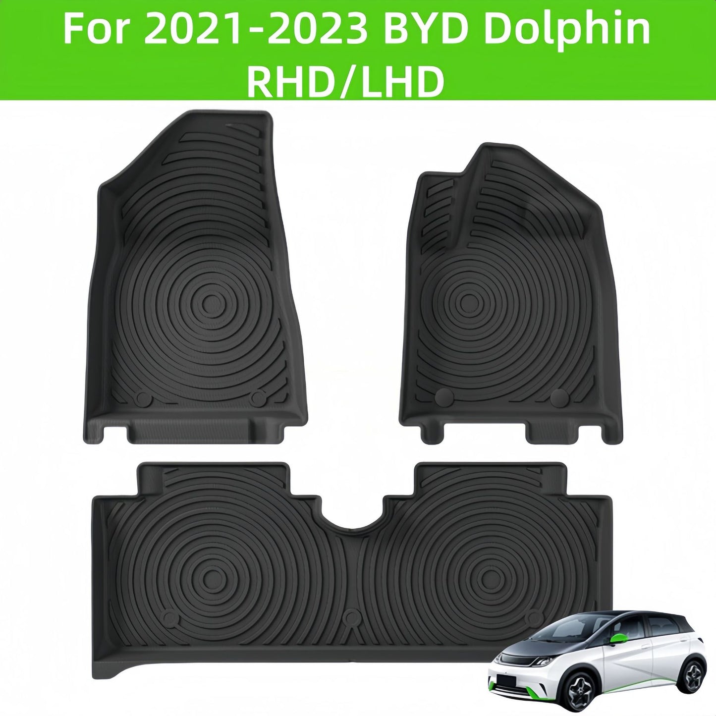For 2021-2023 BYD Dolphin Waterproof Non-slipTPE car floor mats