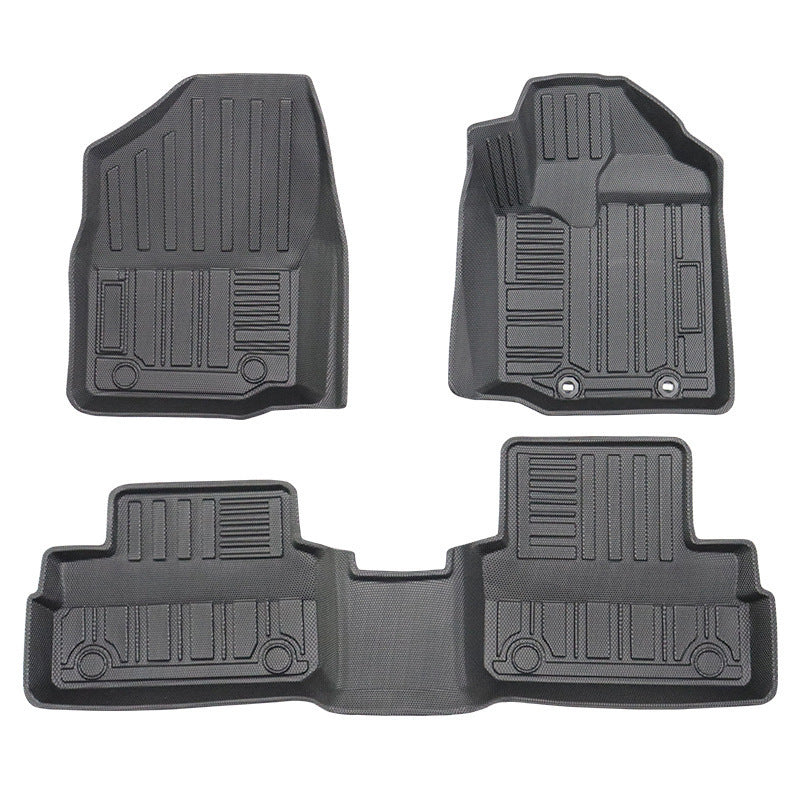 TPE Car Floor Mats For 2022- 2024 Toyota Raize Waterproof Rubber Floor