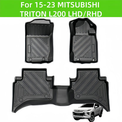 Mitsubishi Triton L200 LHD/RHD 2015-2023 TPE Car Floor Mats