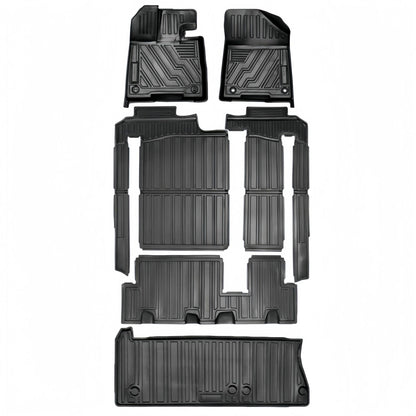 For 2021 Toyotia Sienna TPE 3D Car Floor Mat/Rear Trunk Mat