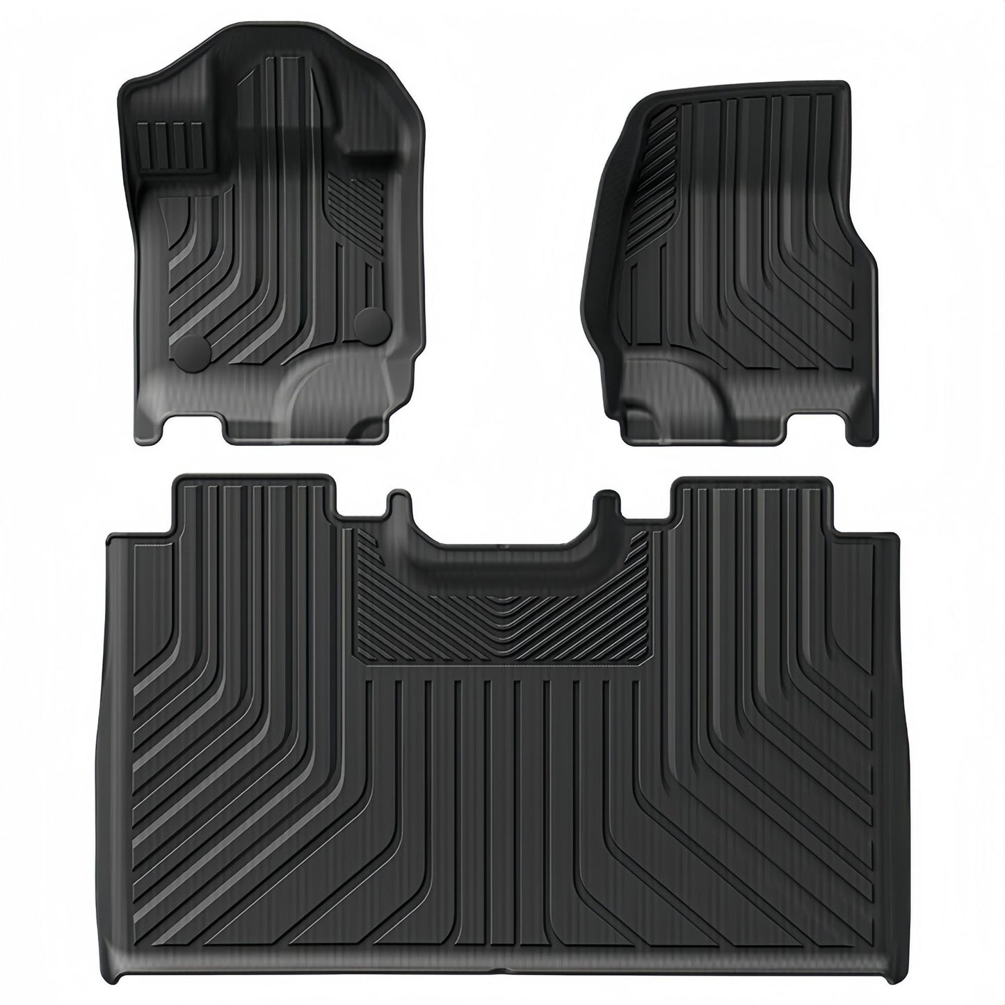 For 2015-2024 Ford F150 LHD 3D TPE Car Floor Mat/Rear Bucket Mat