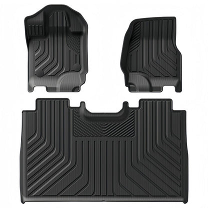 For 2015-2024 Ford F150 LHD 3D TPE Car Floor Mat/Rear Bucket Mat