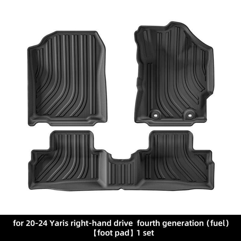 For 2020-2024 Toyota YARIS Cross LHD/RHD TPE Car Floor Mat/Rear Trunk Mat