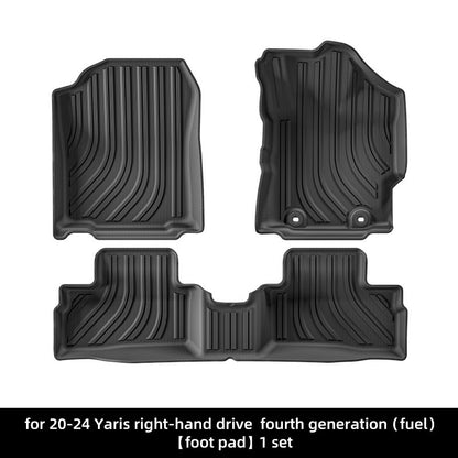 For 2020-2024 Toyota YARIS Cross LHD/RHD TPE Car Floor Mat/Rear Trunk Mat