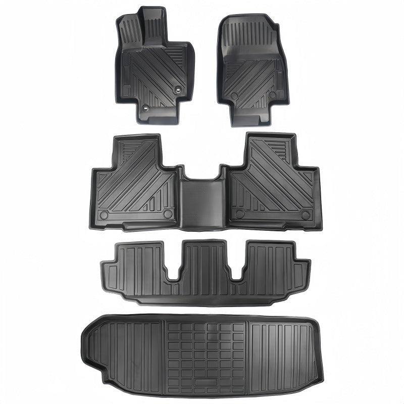 Toyota Highlander LHD 2015-2024 TPE Car Floor Mat/Rear Trunk Mat