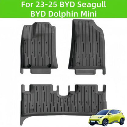 For 2023- 2025 BYD Seagull/Dolphin Min Carpet TPE car floor mats