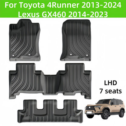 For 2014- 2023 LEXUS GX460/13-24 4Runner LHD Fuel 3D TPE Car Floor Mat